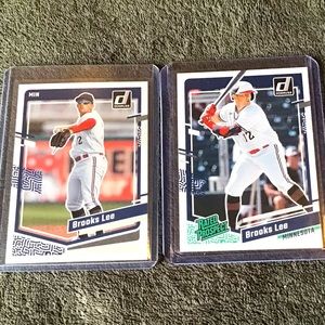2023 Panini Donruss Minnesota Twins Brooks Lee Rated Prospect card RC
